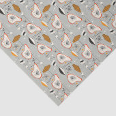 Geometrisches aquamarines u. blaues Muster Seidenpapier (Ausschnitt)