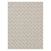 Geometrisches aquamarines u. blaues Muster Tischdecke (Vorderseite)