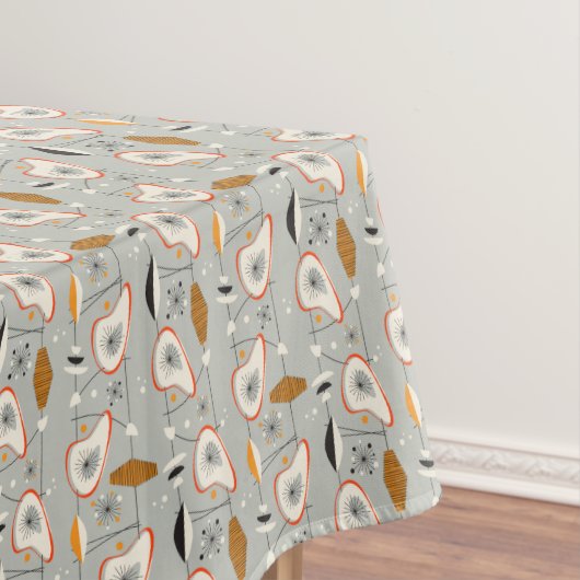 Geometrisches aquamarines u. blaues Muster Tischdecke (Beispiel)