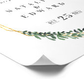 Geometrisches Aquarell Poster (Ecke)