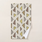 Geometrisches Armwarm Earthy Badhandtuch Set (Handtuch)