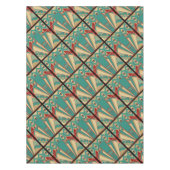 Geometrisches Art Deco Design Tischdecke (Vorderseite)