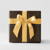 Geometrisches Art Deco Muster | Schwarzes Gold Geschenkpapier
