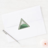 Geometrisches Aufkleber für Bergkunst (Umschlag)