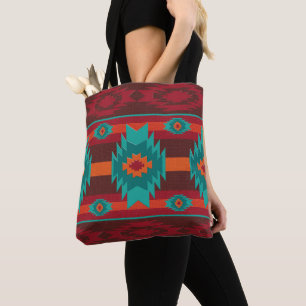 geometrisches Aztec-Muster im Südwesten Tasche