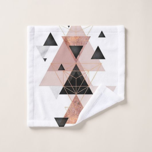 Geometrisches | Bad-Set Badhandtuch Set (Waschlappen)