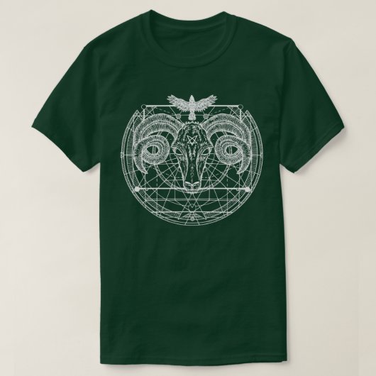 Geometrisches Baphomet T-Shirt (Design vorne)
