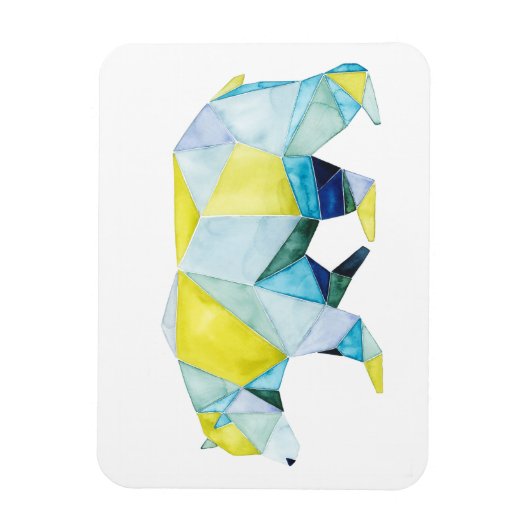 Geometrisches Bärtier Magnet (Vertikal)