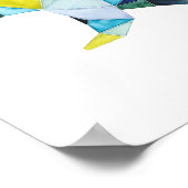 Geometrisches Bärtier Poster (Ecke)