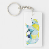 Geometrisches Bärtier Schlüsselanhänger (Vorderseite)