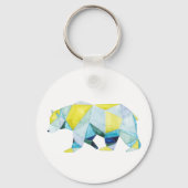 Geometrisches Bärtier Schlüsselanhänger (Vorderseite)