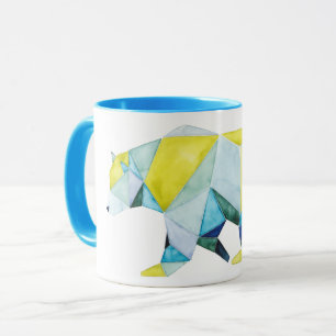 Geometrisches Bärtier Tasse
