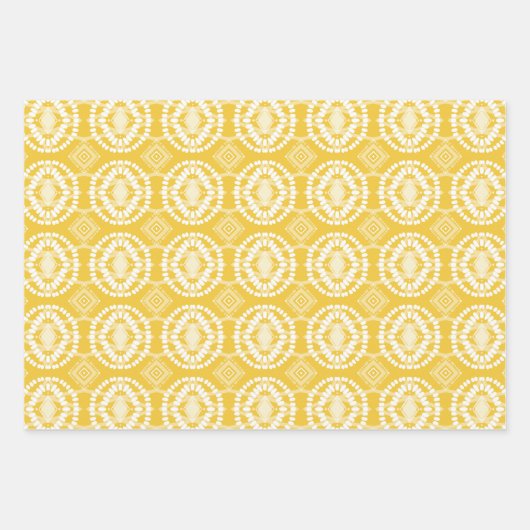 Geometrisches Batik-Krawatte-Dye Pastel Ostervarie Geschenkpapier Set (Vorderseite)