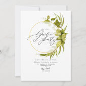 Geometrisches Beer Willow Garden Party Einladung (Vorderseite)