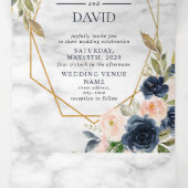 Geometrisches Bläschen Dreifach Gefaltete Einladung (Innenseite Mitte)