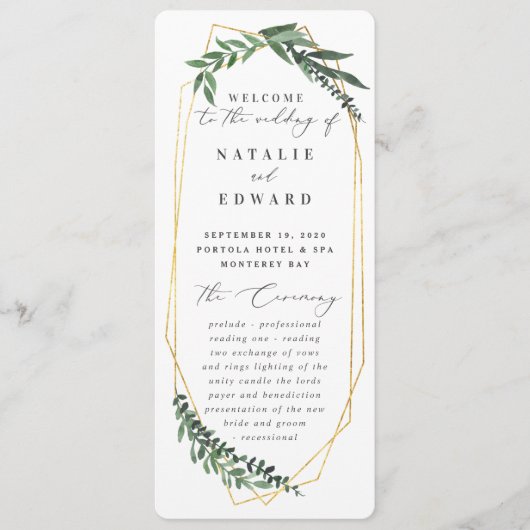 geometrisches Blattgold Programm (Vorderseite)