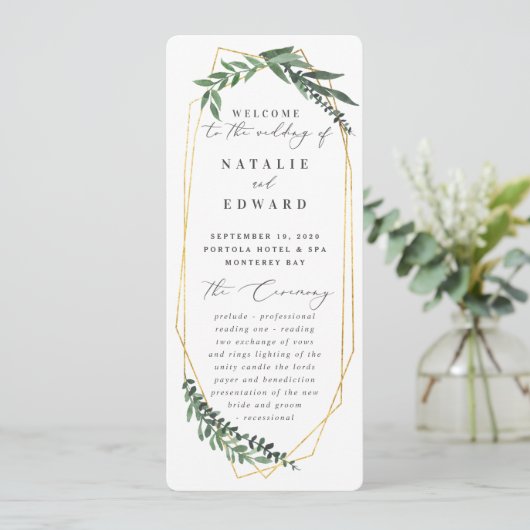 geometrisches Blattgold Programm (Stehend Vorderseite)