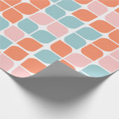 Geometrisches Blattmuster Geschenkpapier (Ecke)