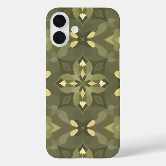 Geometrisches Bliss iPhone16 Fall - Nahtloses Must Case-Mate iPhone Hülle (Rückseite)