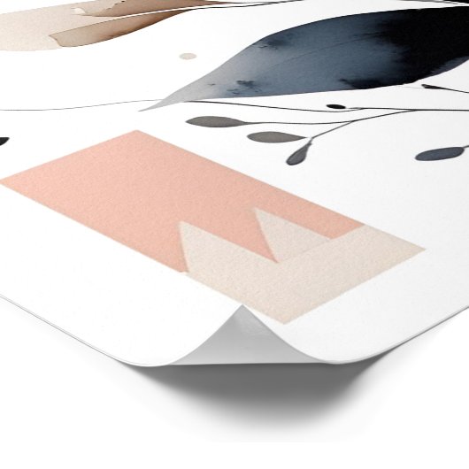 Geometrisches Block III Poster (Ecke)