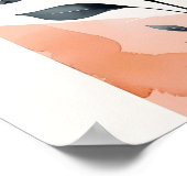 Geometrisches Bloom II Poster (Ecke)