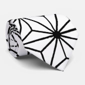 Geometrisches Blumen-Isosceles Dreieck-Muster Krawatte (Gerollt)