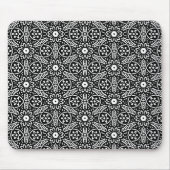 Geometrisches Blumen-Muster Mousepad (Vorne)