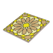Geometrisches Blumenmuster Azulejo Fliese (Seite)