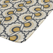 Geometrisches Blumenmuster Schneidebrett (Ecke)