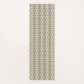 Geometrisches Blumenmuster Yogamatte (Vorderseite)