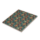 Geometrisches Boho-Mandala-Dreieck-Designmuster Ku Fliese (Seite)