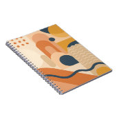 Geometrisches Boho-Notebook - Modernes Abstrakt Notizblock (Rechte Seite)