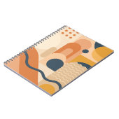 Geometrisches Boho-Notebook - Modernes Abstrakt Notizblock (Linke Seite)
