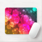 Geometrisches Bokeh sprudelt Mousepad (Mit Mouse)