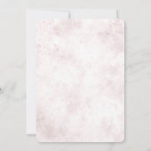 Geometrisches botanisches Brautparty Einladung (Rückseite)