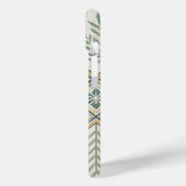 Geometrisches botanisches Volkskunstmuster Case-Mate iPhone Hülle (Rückseite / Links)