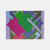 Geometrisches Brahaus Fleecedecke (Vorderseite (Horizontal))