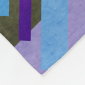 Geometrisches Brahaus Fleecedecke (Ecke)