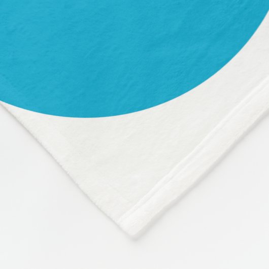 Geometrisches Brahaus mit Typografie Fleecedecke (Ecke)