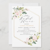 Geometrisches Brautparty Einladung (Vorderseite)