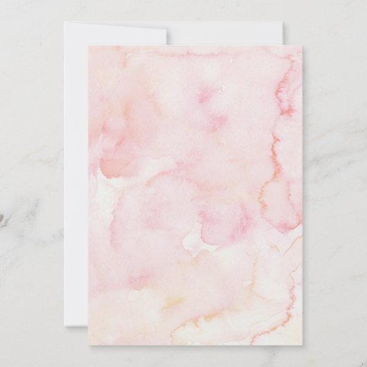 Geometrisches Brautparty Einladung (Rückseite)