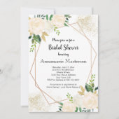 Geometrisches Brautparty | Einladung (Vorderseite)