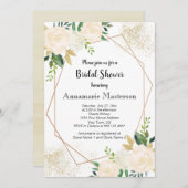 Geometrisches Brautparty | Einladung (Vorne/Hinten)