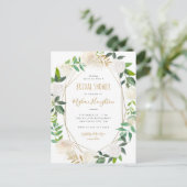 Geometrisches Brautparty Einladungspostkarte (Stehend Vorderseite)