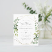 Geometrisches Brautparty für geometrische Grünfläc (Stehend Vorderseite)