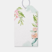 Geometrisches Brautparty Geschenkanhänger (Rückseite)