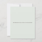 Geometrisches Brautparty mit geometrischen Rahmen Einladung (Rückseite)