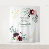 Geometrisches Brautparty Wandteppich (Vorderseite)