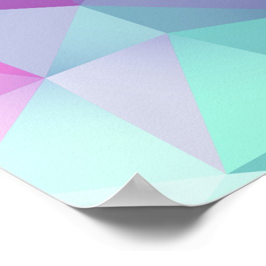 Geometrisches Burst Poster (Ecke)