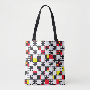 Geometrisches Chaos Tasche